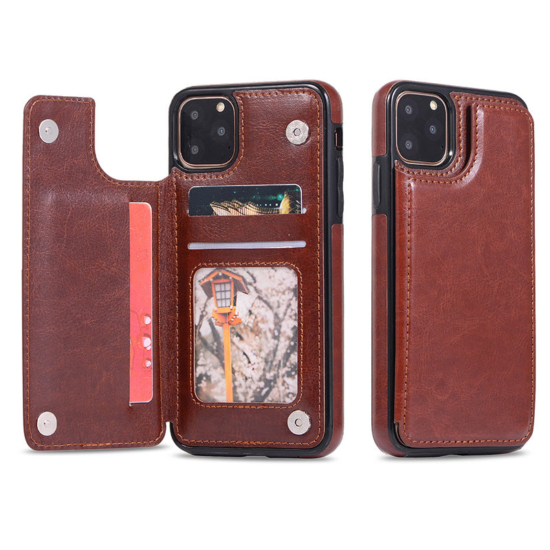 Premium Phone Case With Card Slot - Shockproof Protection For All Iphone Models