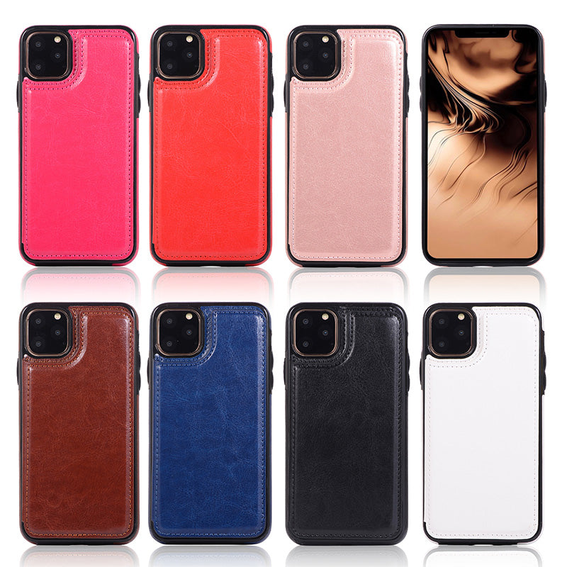 Premium Phone Case With Card Slot - Shockproof Protection For All Iphone Models