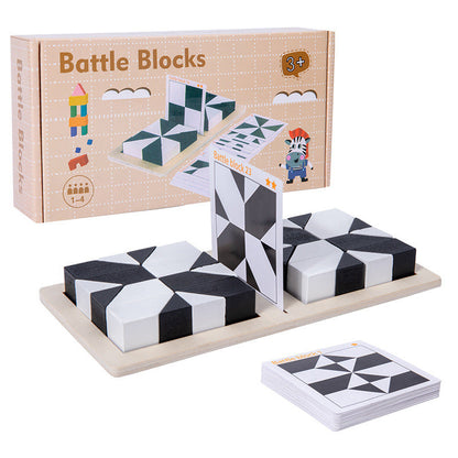 Puzzle Hidden Building Blocks Puzzle Toys To Cultivate Children's Spatial Imagination Ability Parent-Child Interactive BoardGame