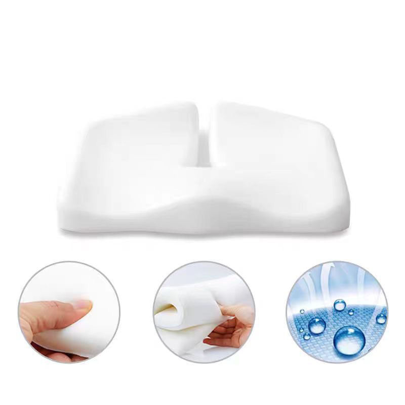 🌟 U-Shape Memory Foam 🌈 Lumbar & Tailbone Relief Cushion 🦴 - Slow Rebound Ergo Support