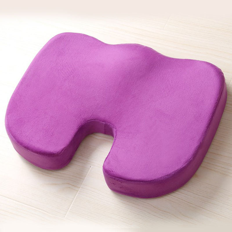 🌟 U-Shape Memory Foam 🌈 Lumbar & Tailbone Relief Cushion 🦴 - Slow Rebound Ergo Support