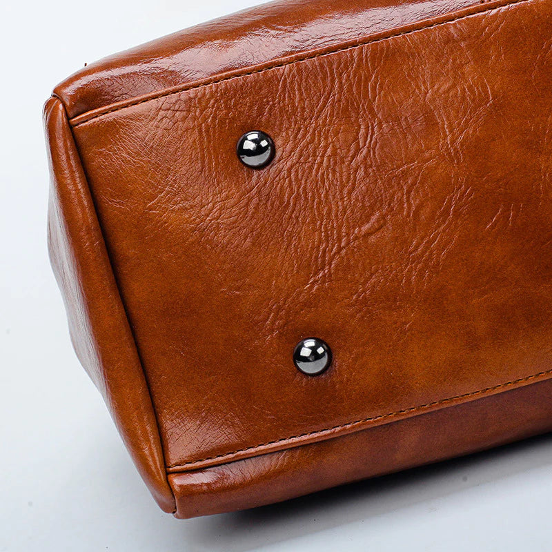 🎁Hot sale 49% OFF✨Women's Leather Boston Bag