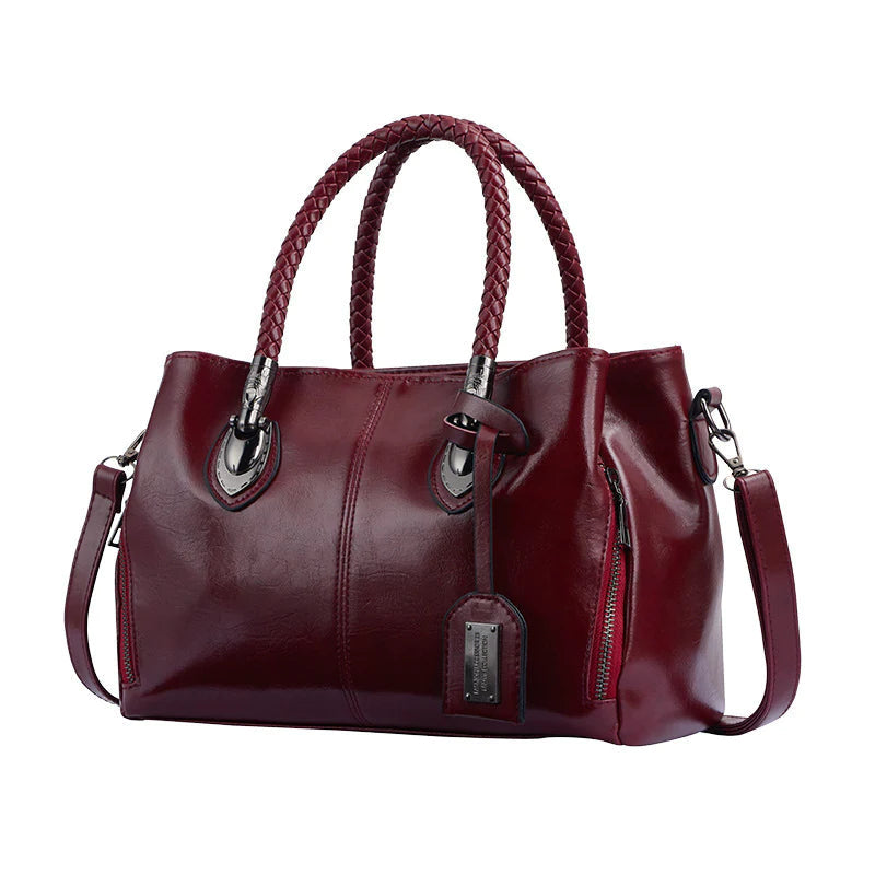 🎁Hot sale 49% OFF✨Women's Leather Boston Bag