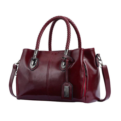 🎁Hot sale 49% OFF✨Women's Leather Boston Bag