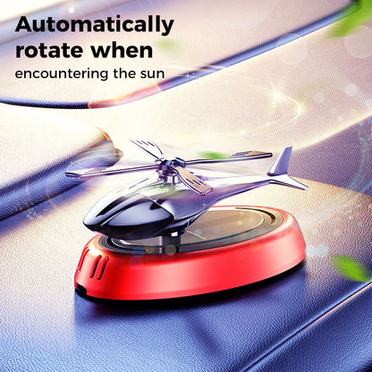 Solar Rotating Helicopter Shaped Car Fragrance Diffuser