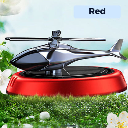 Solar Rotating Helicopter Shaped Car Fragrance Diffuser