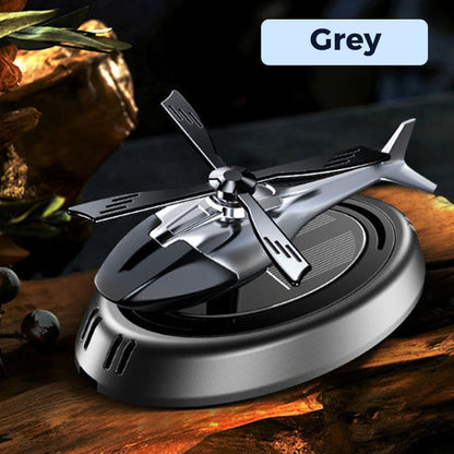 Solar Rotating Helicopter Shaped Car Fragrance Diffuser