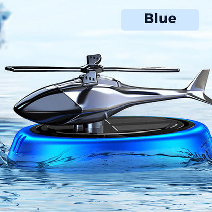 Solar Rotating Helicopter Shaped Car Fragrance Diffuser