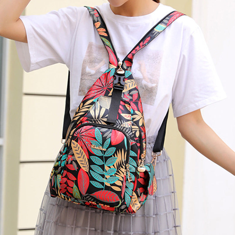 Multi-functional Lightweight Waterproof Printed Backpack