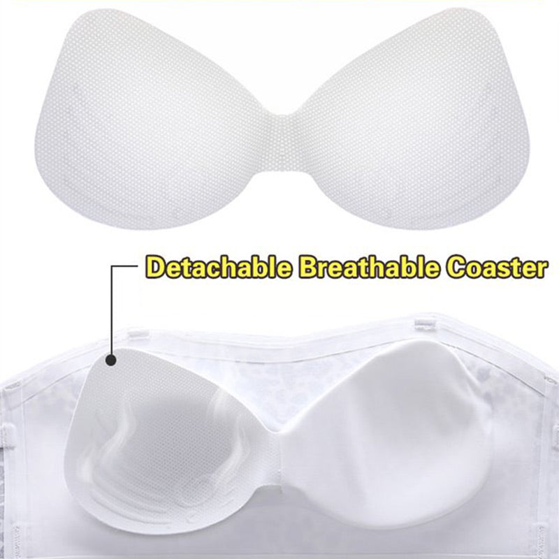 Removable Cup Pads & Straps Breathable Support Bras