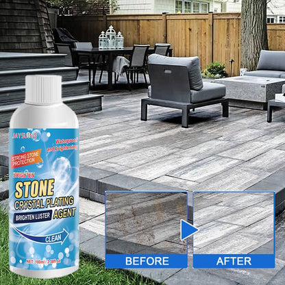 Stone stain remover (effective removal of oxidation, rust and stains)