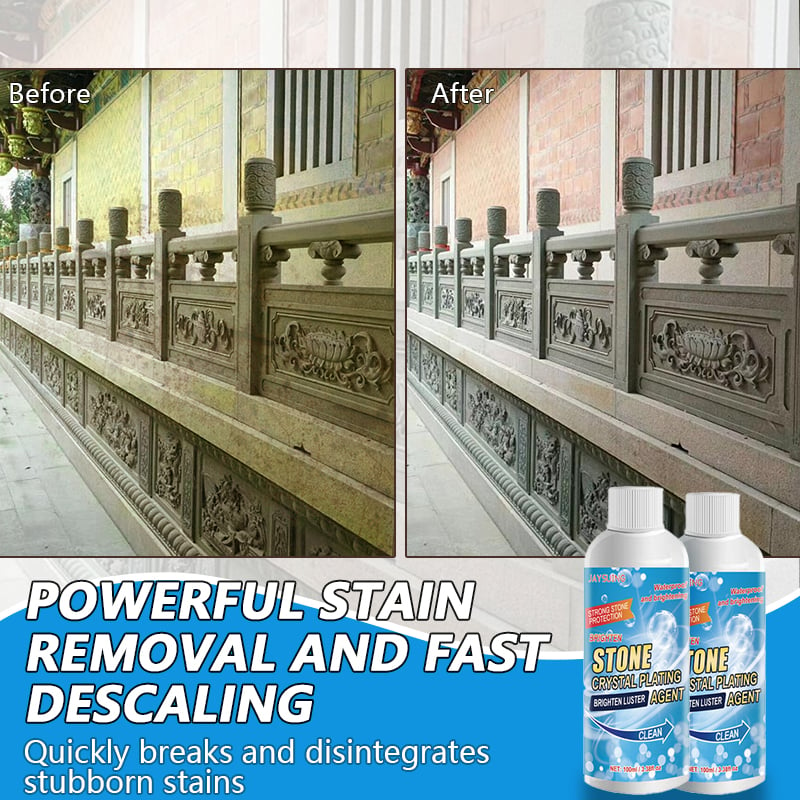 Stone stain remover (effective removal of oxidation, rust and stains)