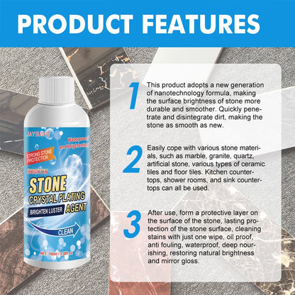 Stone stain remover (effective removal of oxidation, rust and stains)