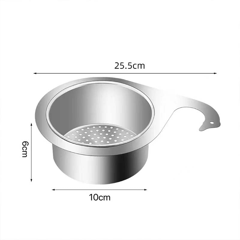 🔥BUY 2 FREE 1 🔥Swan Shape Stainless Steel Sink Strainer Basket