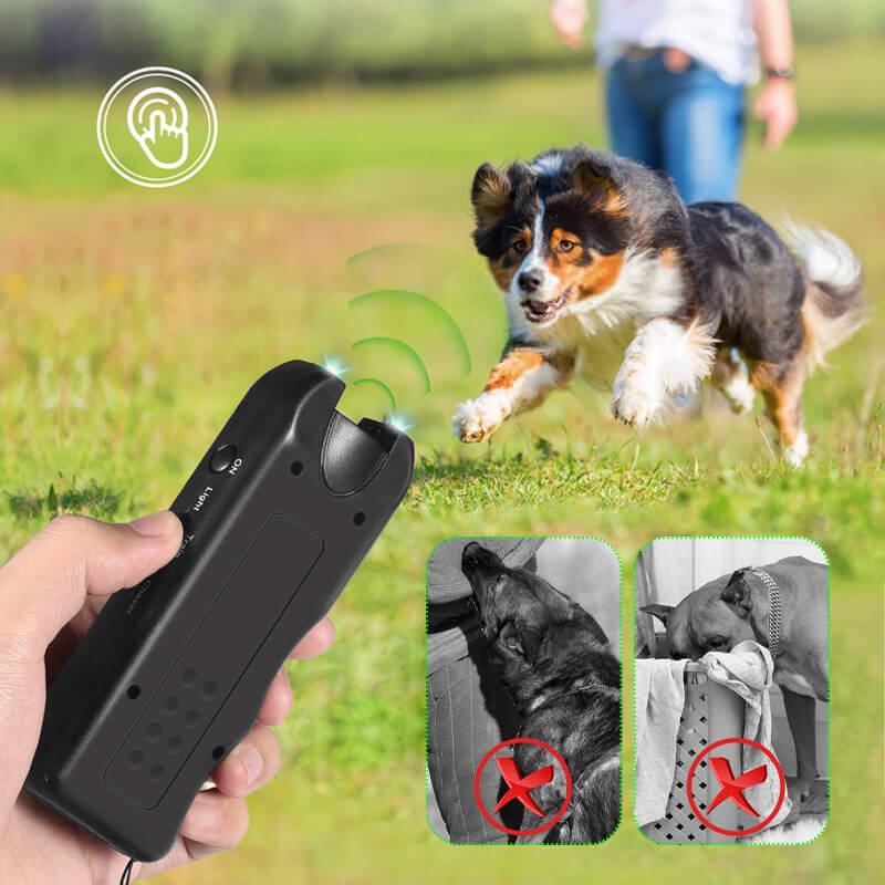 🔥Hot Sale🔥Handheld Bark Control Luminous Ultrasonic Dog Repeller