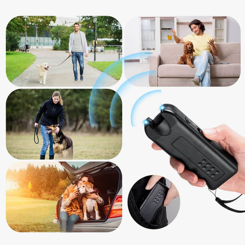 🔥Hot Sale🔥Handheld Bark Control Luminous Ultrasonic Dog Repeller