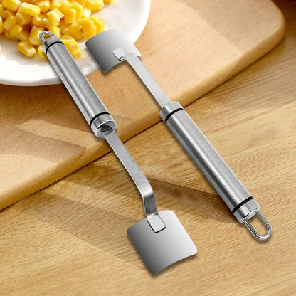 Long Handle Stainless Steel Corn Stripping Tool