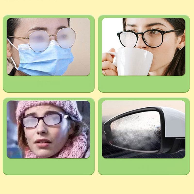 Disposable Anti Fog Glasses Cleaner Wet Wipe