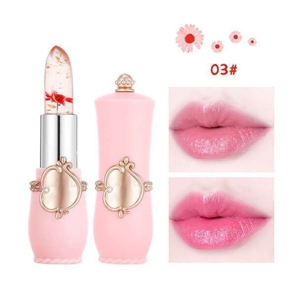 🎉Christmas Hot Sale 49% Off🎉Crystal Jelly Flower Color Changing Lipstick