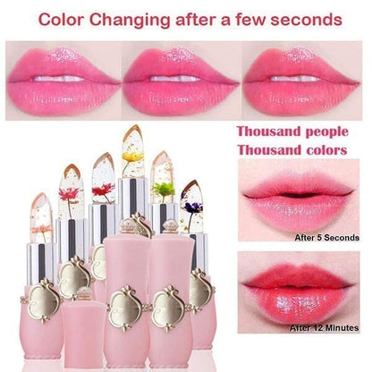 🎉Christmas Hot Sale 49% Off🎉Crystal Jelly Flower Color Changing Lipstick