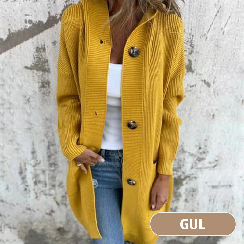 🎉Autumn Hot Sale🎉Button-down cardigan with hood for women