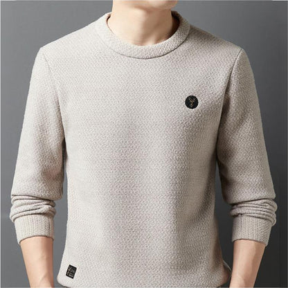 Men's Warm Cozy Lined Crewneck Top - Ideal Gift