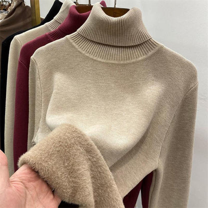 🎅Christmas Specials 49% OFF🎁Winter fleece thick knitted bottoming shirt