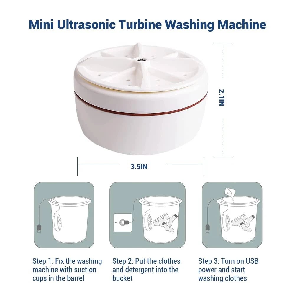 🎁Portable Ultrasonic Washing Machine