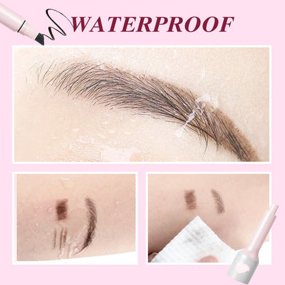 Natural Eyebrow Cream with Angled Brush