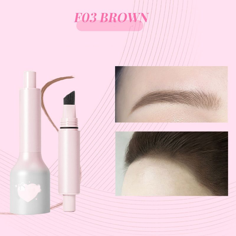 Natural Eyebrow Cream with Angled Brush