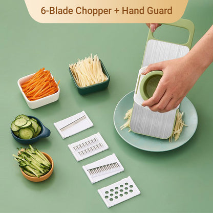 Multifunctional Kitchen Chopper with Hand Guard