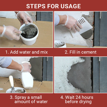 Floor Quick Dry Waterproof Repair Cement