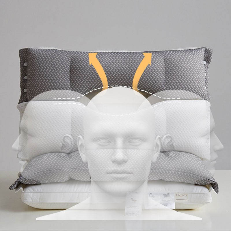 Double-Layer Detachable Pillow for Comfort