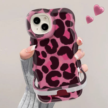 Vintage Leopard Print Phone Case for iPhone