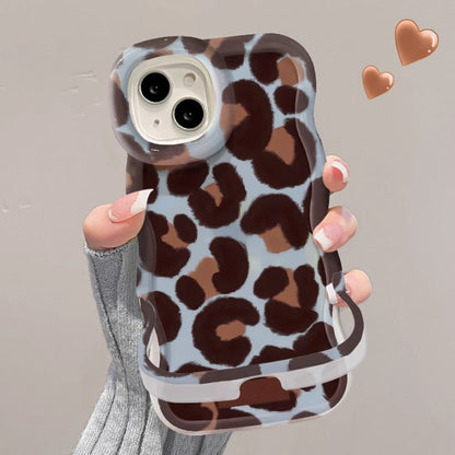 Vintage Leopard Print Phone Case for iPhone