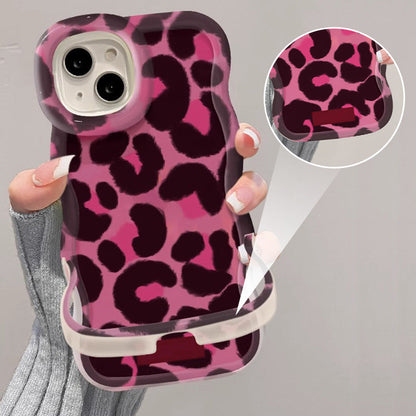 Vintage Leopard Print Phone Case for iPhone