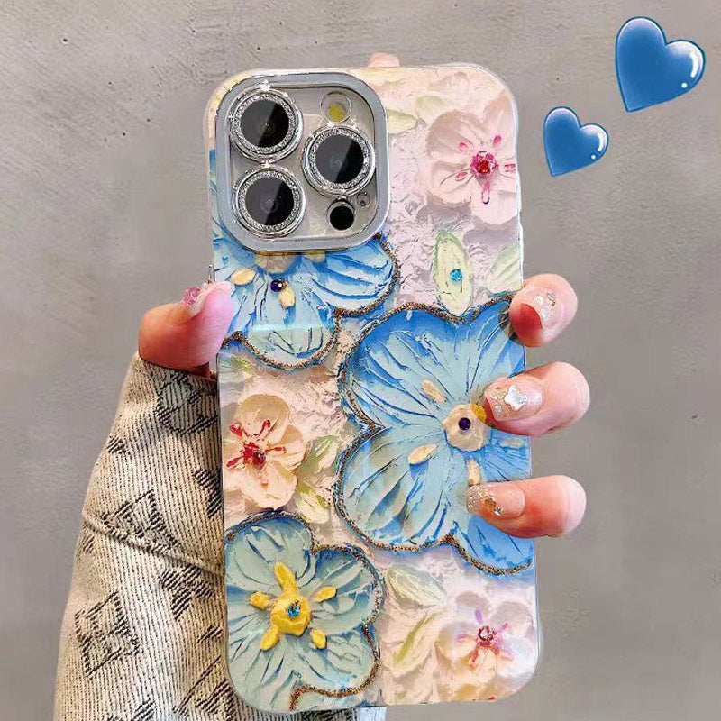 🔥Limited Time 50% OFF🔥Cute Oil Painting Flowers Phone Case Set for iPhone Series