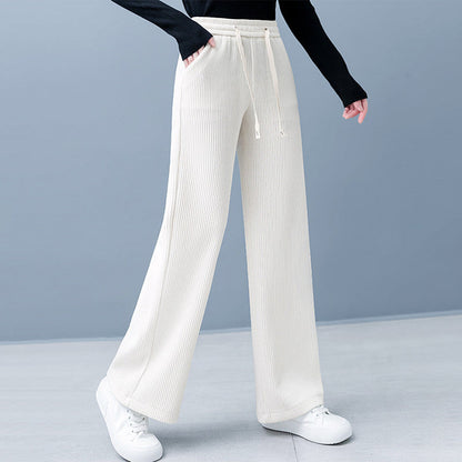 🔥✨Autumn Sale 48% OFF🎁Cozy Chic Wide-Leg Drawstring Pants