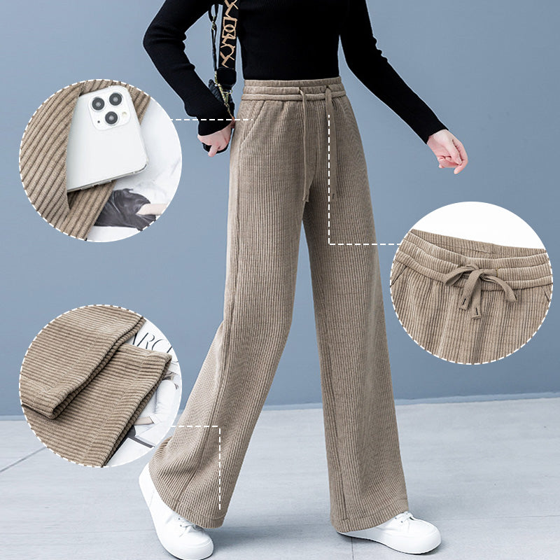 🔥✨Autumn Sale 48% OFF🎁Cozy Chic Wide-Leg Drawstring Pants