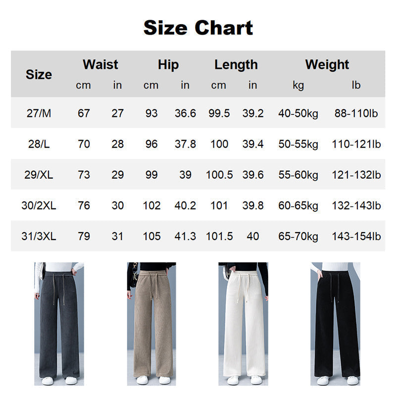 🔥✨Autumn Sale 48% OFF🎁Cozy Chic Wide-Leg Drawstring Pants