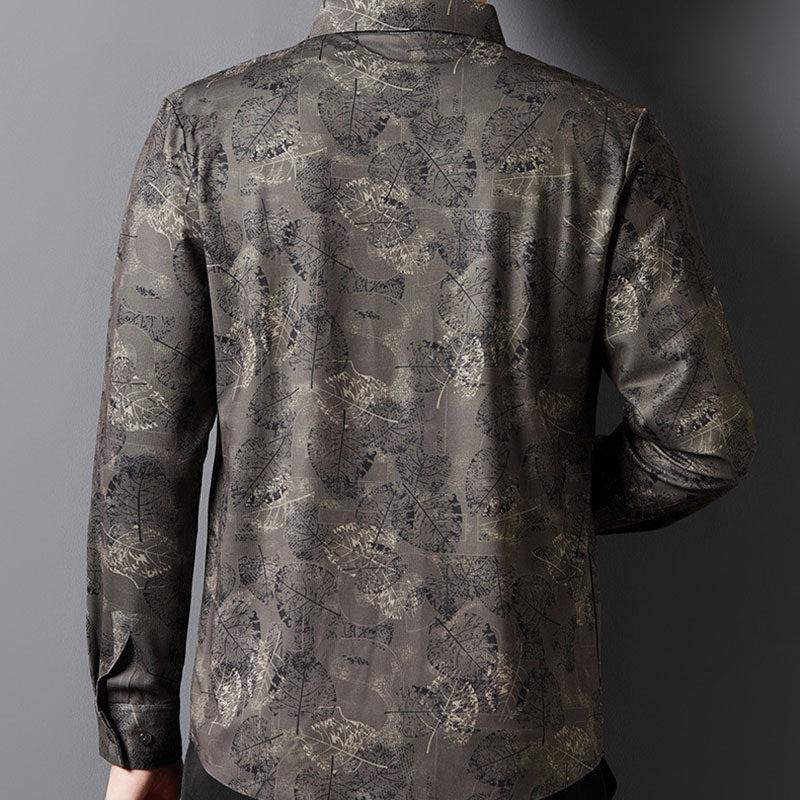 Men’s Vintage Soft Breathable Printed Shirt