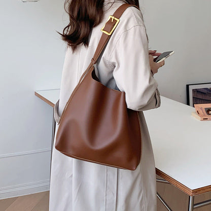 🍁Autumn New Arrivals 50% Off🍁Shoulder Faux Leather Tote Bag