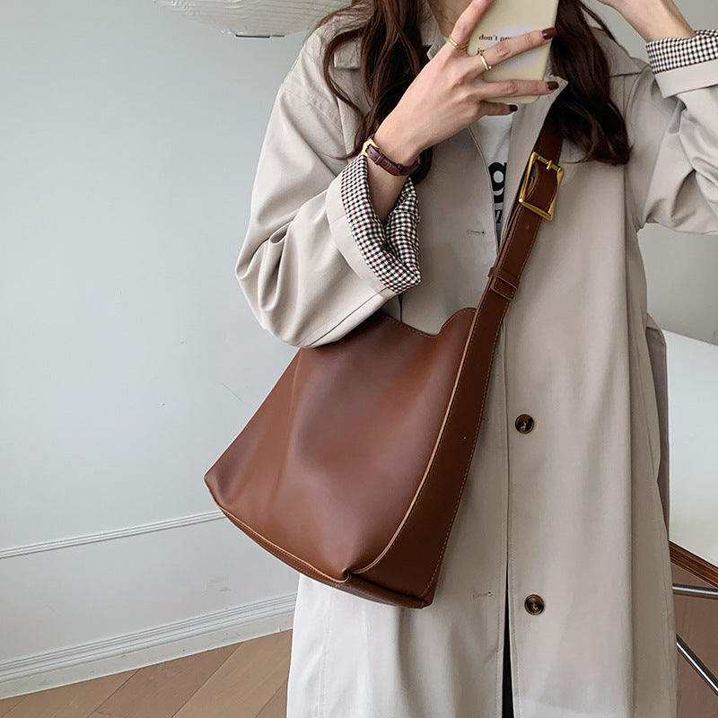 🍁Autumn New Arrivals 50% Off🍁Shoulder Faux Leather Tote Bag