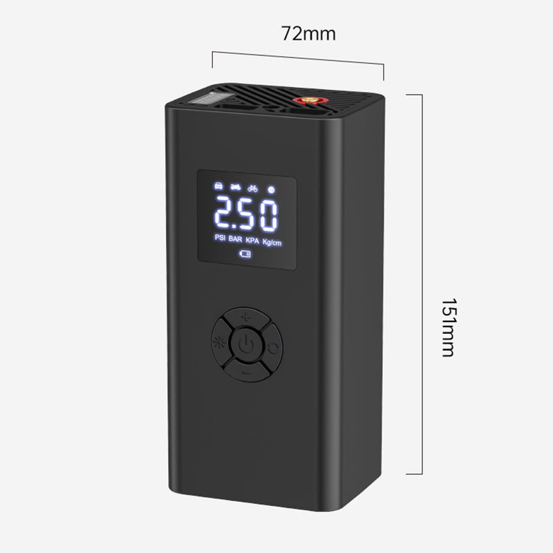 Portable Tire Inflator with Digital Pressure Gauge