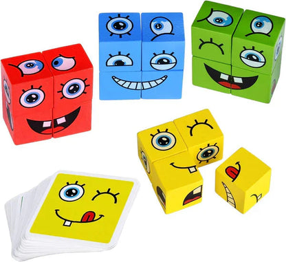 💖HOT SALE 49% OFF🎁5D Puzzle Educational Faces Changing Family Game🧩