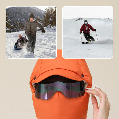 Winter Special Offer-Windproof Full Cover Outdoor Riding Mask with Glasses