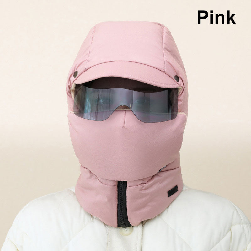 Winter Special Offer-Windproof Full Cover Outdoor Riding Mask with Glasses