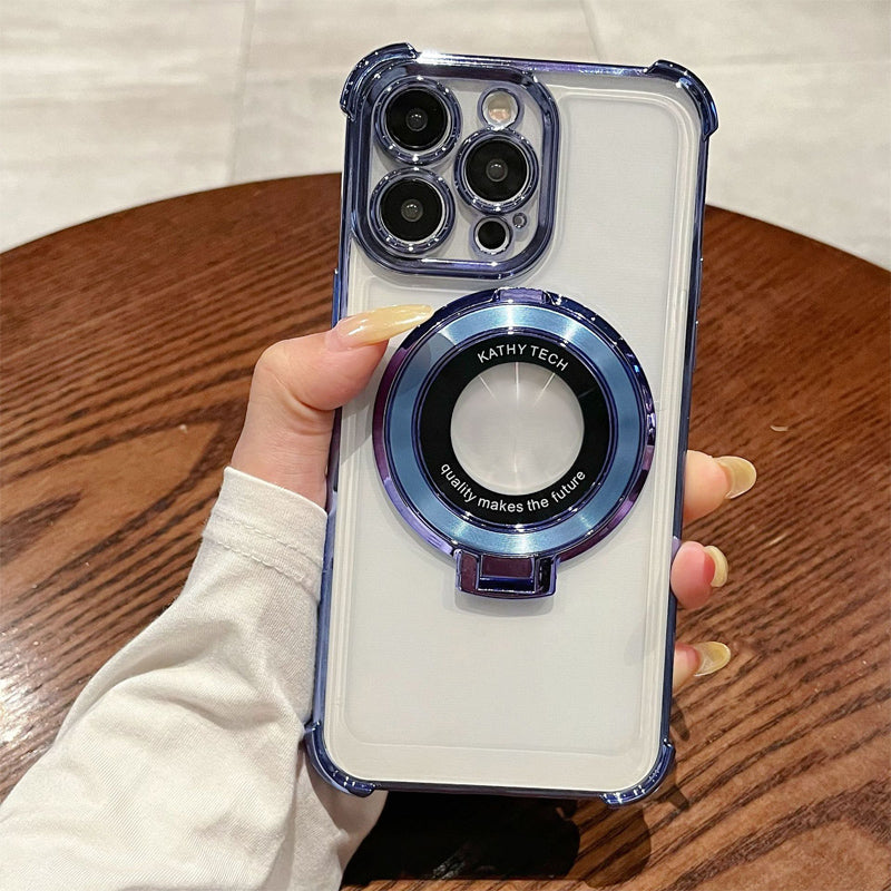 🔥Limited Time 50% OFF🔥Magnetic Lens Protective Phone Case with Stand