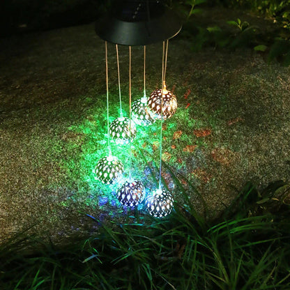 Outdoor Solar Wind Chimes Light