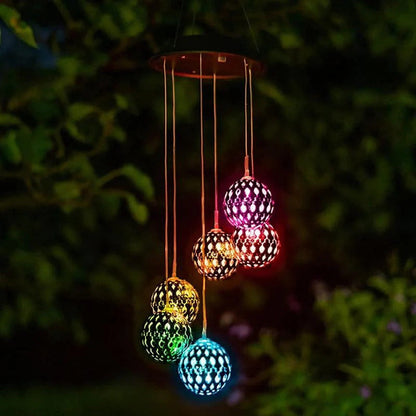 Outdoor Solar Wind Chimes Light